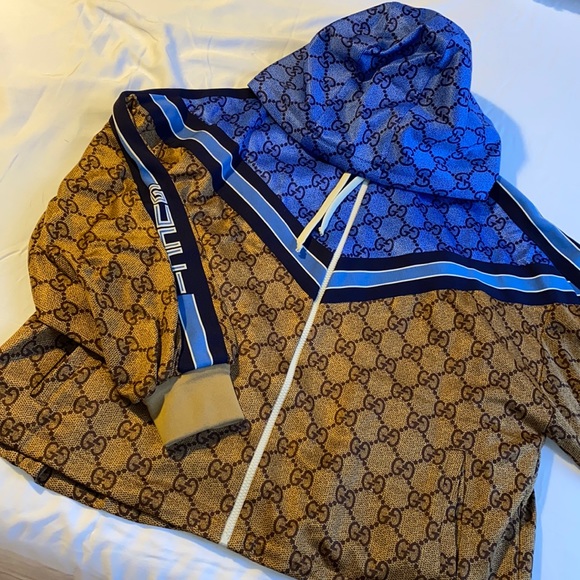 GUCCI Monogram Pleated Jacket NWOT - Picture 2 of 16